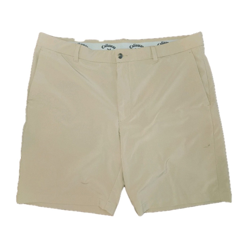 Callaway Men's Khaki/Beige Golf Shorts, Size 38